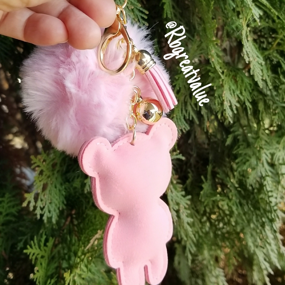 Teddy rhinestone Keychains - Picture 2 of 2